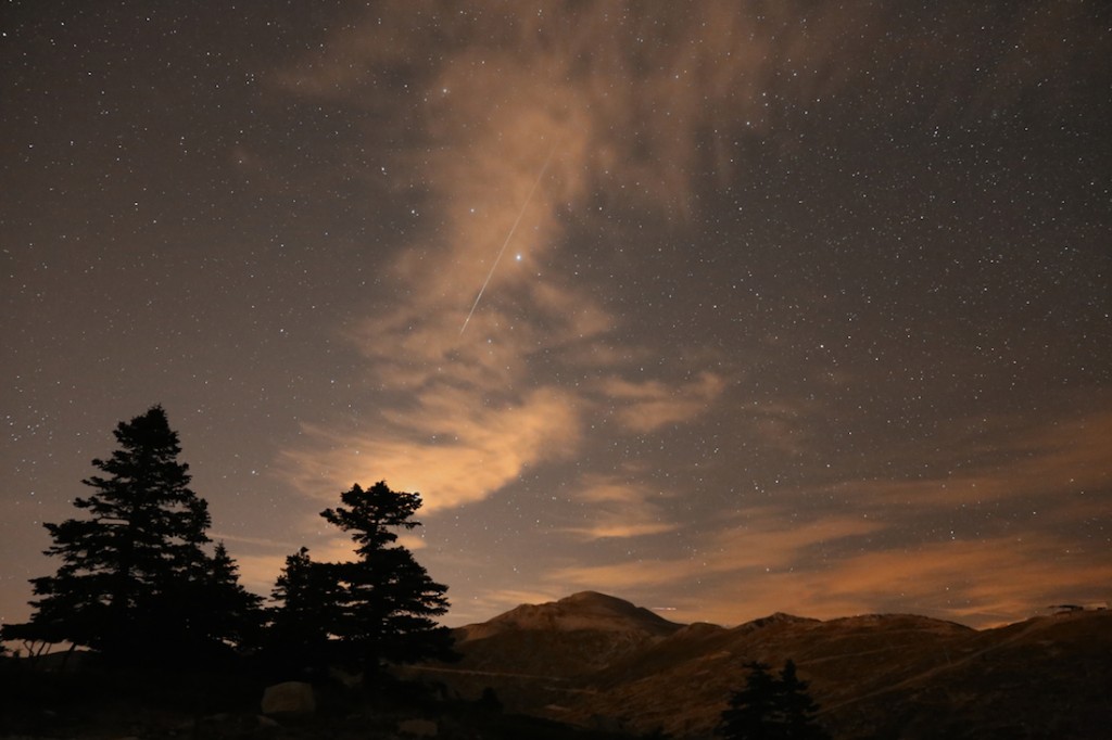 Foto de un meteoro desde Turquía