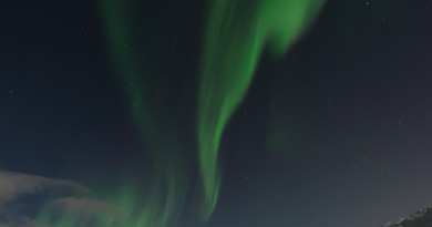 Auroras boreales desde Kvaløya, Noruega