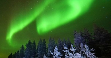 Auroras boreales desde Finlandia