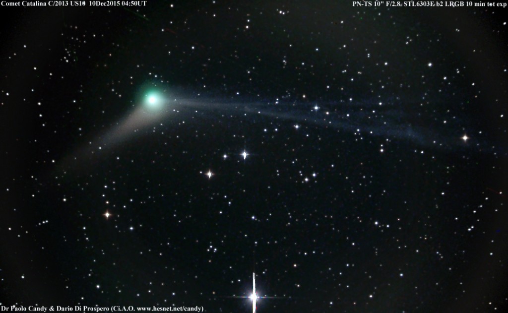El Cometa C/2013 US10 (Catalina) desde Italia