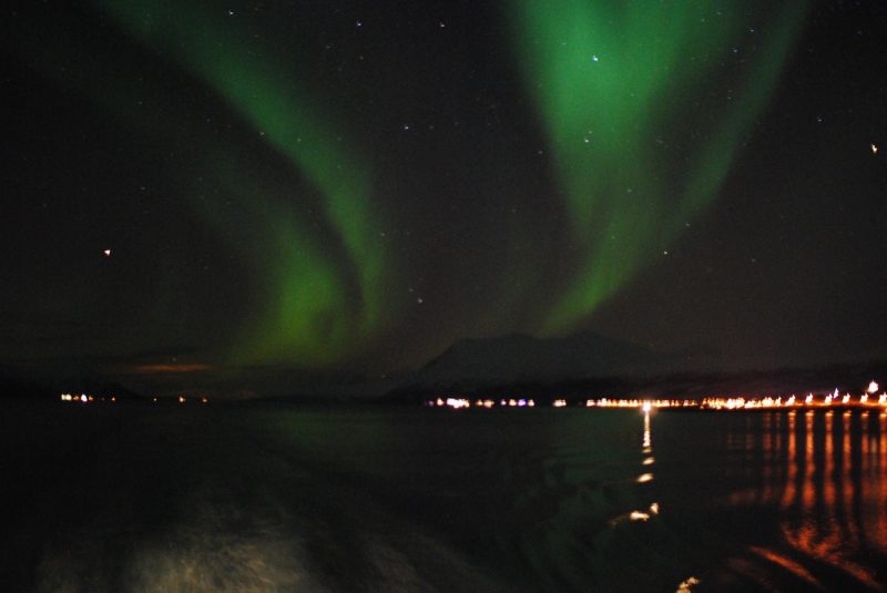 Auroras boreales desde Tromsø, Noruega