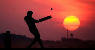 El atardecer desde Bhopal, India