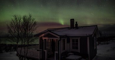 Auroras boreales desde Suecia