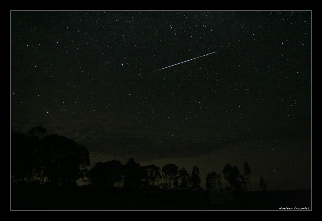 Gemínida desde Queensland, Australia