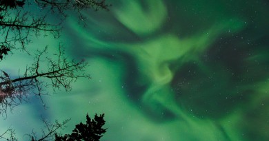 Auroras boreales desde Alaska