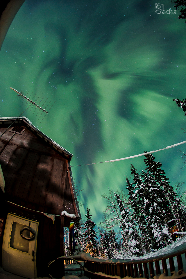 Auroras boreales desde Alaska