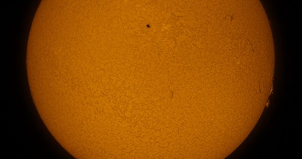 Imagen del Sol desde Quebec, Canadá