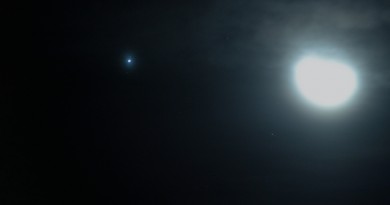 Júpiter y la Luna desde Portugal