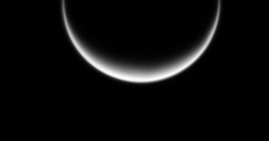 Imagen de Titán tomada por la sonda Cassini