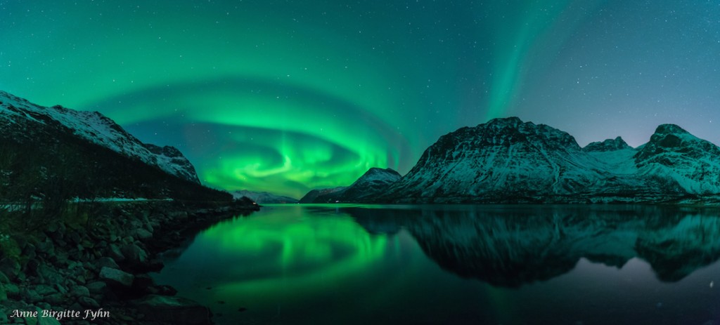 Auroras boreales desde Kvaløya, Noruega