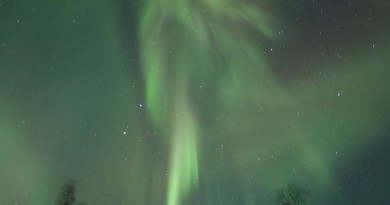 Auroras boreales desde Alaska