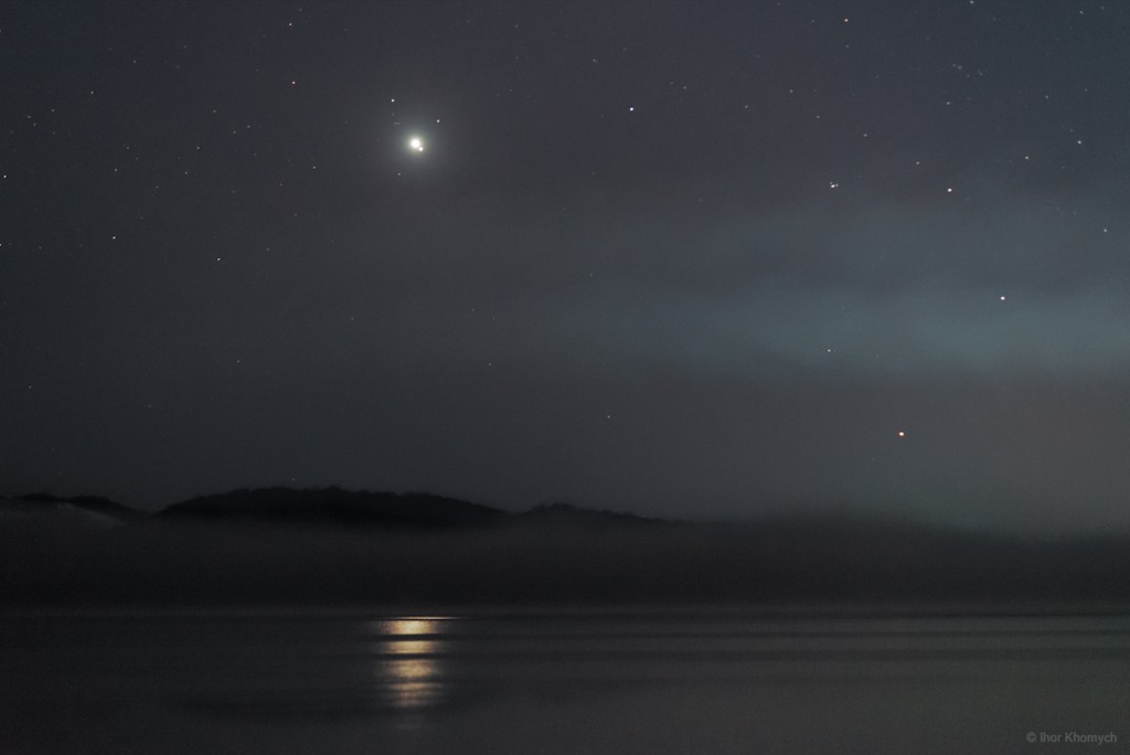 Venus y Saturno desde Ucrania