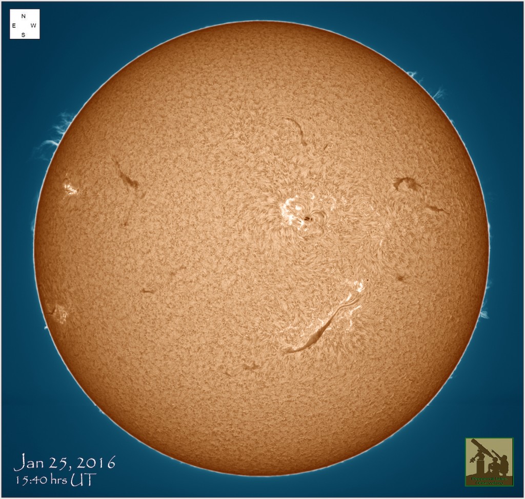 Imagen del Sol desde Nueva York, Estados Unidos
