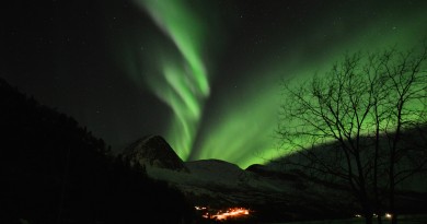 Auroras boreales desde Bodø, Noruega