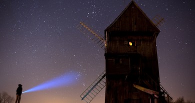 La constelación de Orión desde Polonia