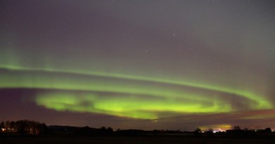 Auroras boreales desde Suomi (Finlandia)