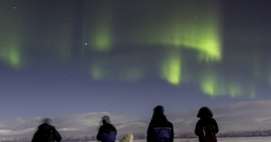 Auroras boreales desde Abisko, Suecia