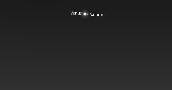 La conjunción de Venus y Saturno será visible antes del amanecer del 9 de enero
