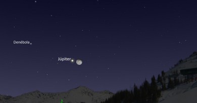Esta noche se podrá ver la conjunción de la Luna y Júpiter