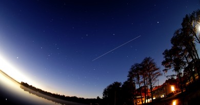 El paso de la ISS desde Florida, Estados Unidos