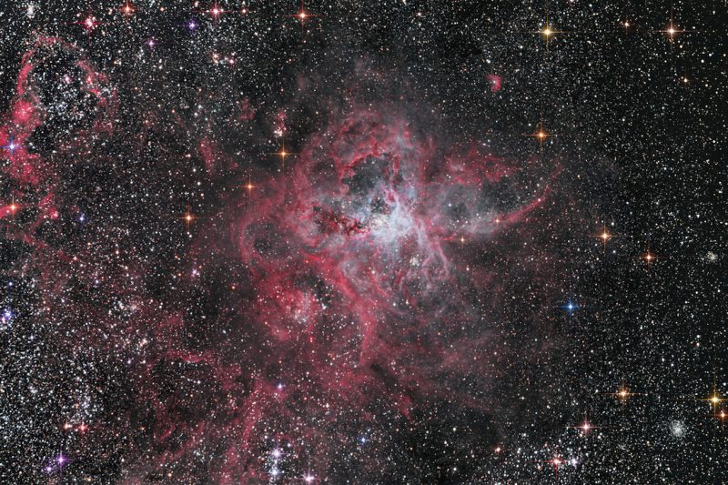 Imagen de la Nebulosa de la Tarántula (NGC 2070)