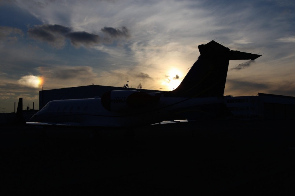 El Sol y un parhelio desde Núremberg, Alemania