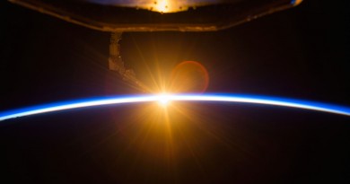 El amanecer desde la Estación Espacial Internacional