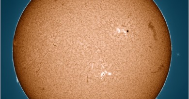 Imagen del Sol desde Nueva York, Estados Unidos