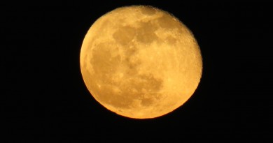 La Luna desde North Wiltshire, Inglaterra