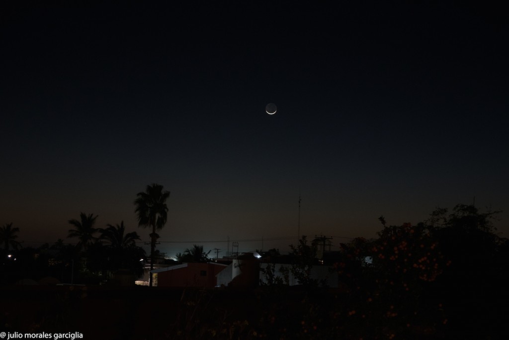 La Luna desde La Paz, Baja California Sur (México)
