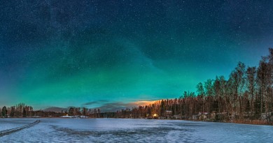 Auroras boreales desde Finlandia