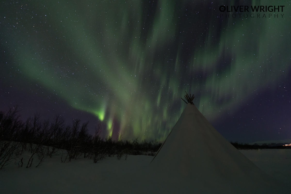 Auroras boreales desde Abisko, Suecia