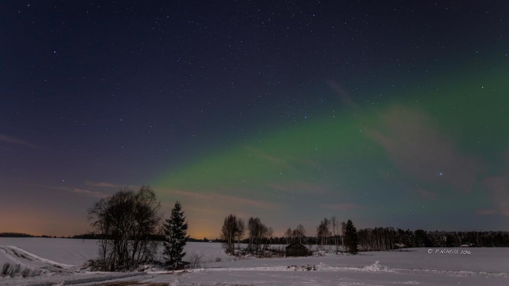 Auroras boreales desde Finlandia