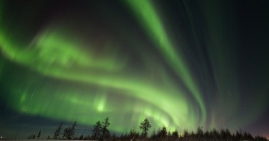Auroras boreales desde la República de Sajá-Yakutia (Rusia)