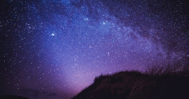 La Vía Láctea desde Stenbjerg, Dinamarca