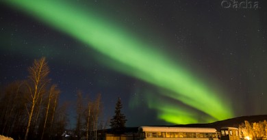 Auroras boreales desde Alaska