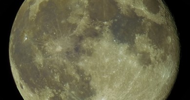 La Luna desde Gales (Reino Unido)