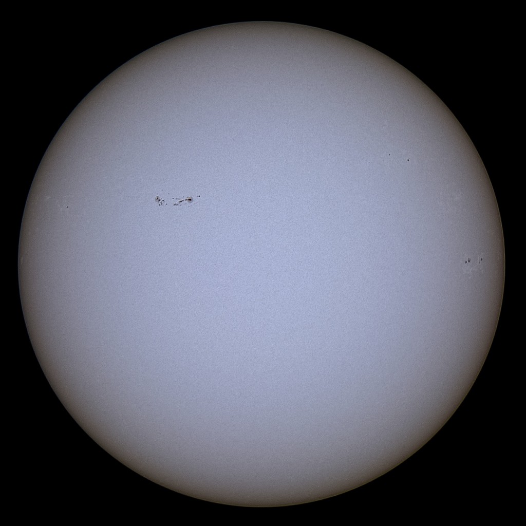 Imagen del Sol tomada desde Gales, Reino Unido