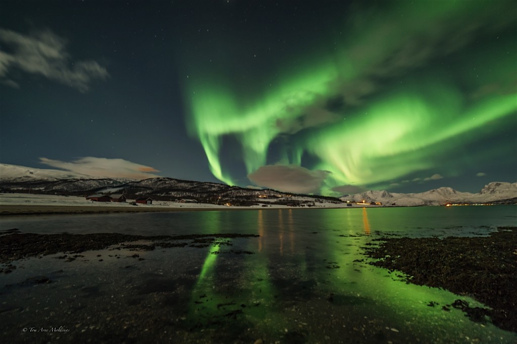 Auroras boreales desde Tromsø, Noruega