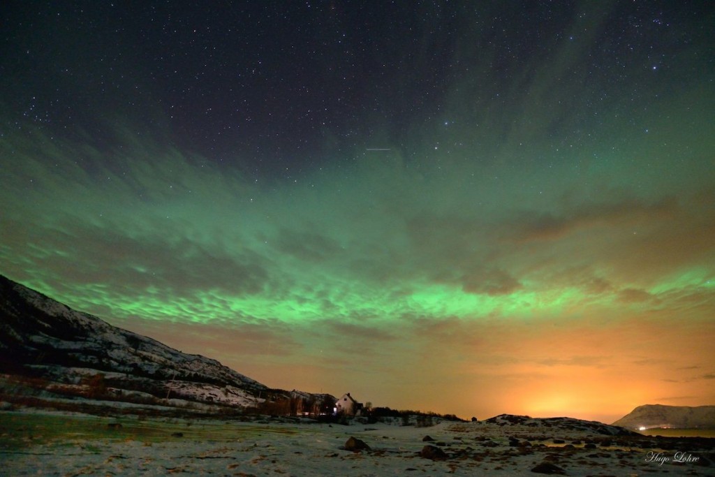 Auroras boreales desde Tromsø, Noruega