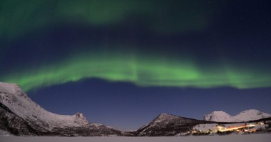 Auroras boreales desde Tromsø, Noruega