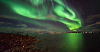 Auroras boreales desde Tromsø, Noruega