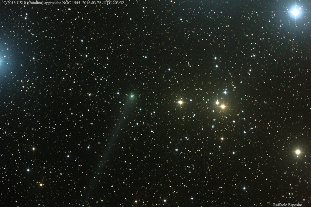 Imagen del Cometa C/2013 US10 Catalina desde Nuevo México, Estados Unidos