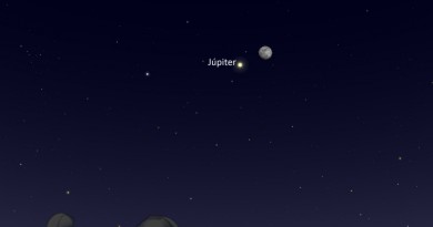 Esta noche se podrá ver la conjunción de la Luna y Júpiter