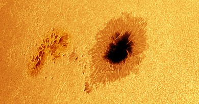 Imagen de la región activa 2529 en el Sol