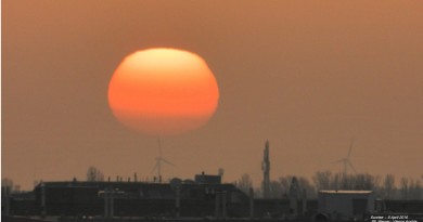La salida del Sol en Viena, Austria