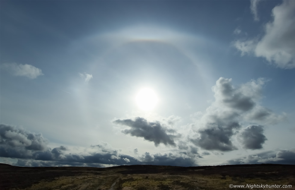 Halo solar desde Irlanda del Norte