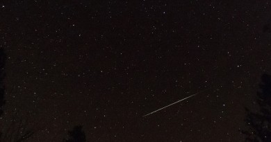 Imagen de un meteoro desde el estado de Washington, Estados Unidos
