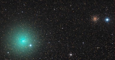 El Cometa 252P/LINEAR y el cúmulo globular NGC 6366