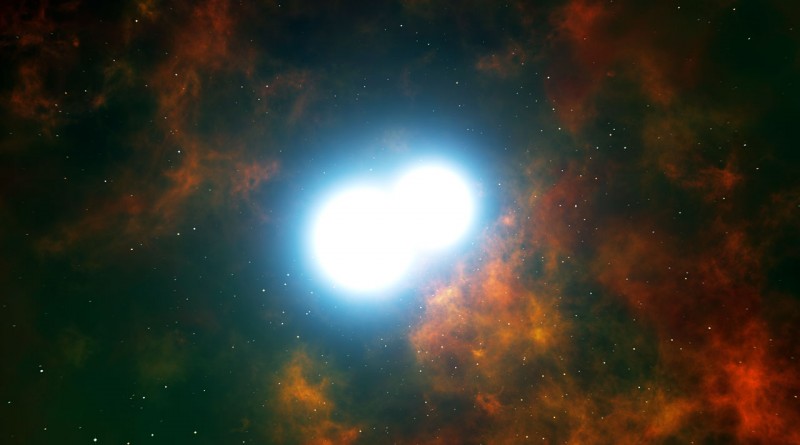 Dos estrellas en rumbo de colisión en la nebulosa planetaria Henize 2-428